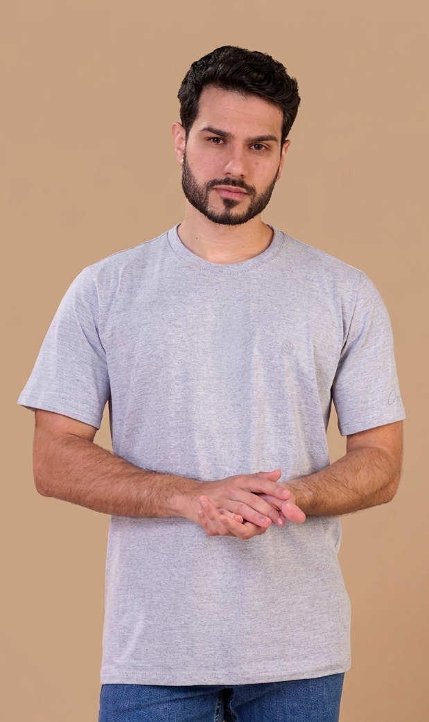 Translation missing: en.Camiseta Basic Masculina Mescla Ox Horns Ref 8004