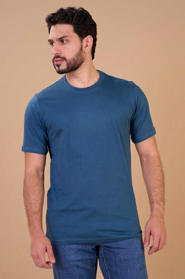 Translation missing: en.Camiseta Basic Masculina Petróleo Ox Horns Ref 8022