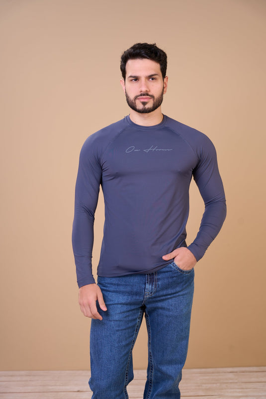 Translation missing: en.Camiseta Masculina Térmica UV+ Grafite Ox Horns Ref 7544