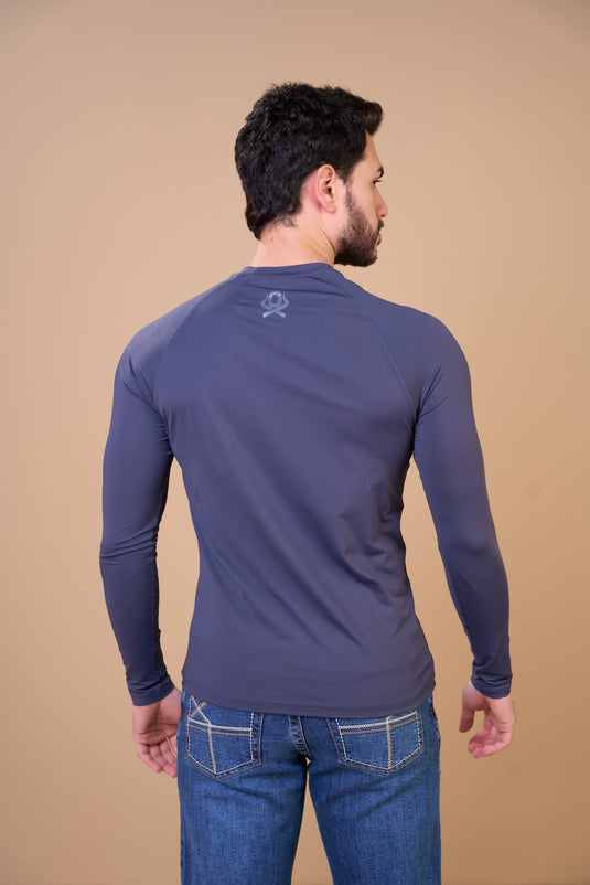 Translation missing: en.Camiseta Masculina Térmica UV+ Grafite Ox Horns Ref 7544