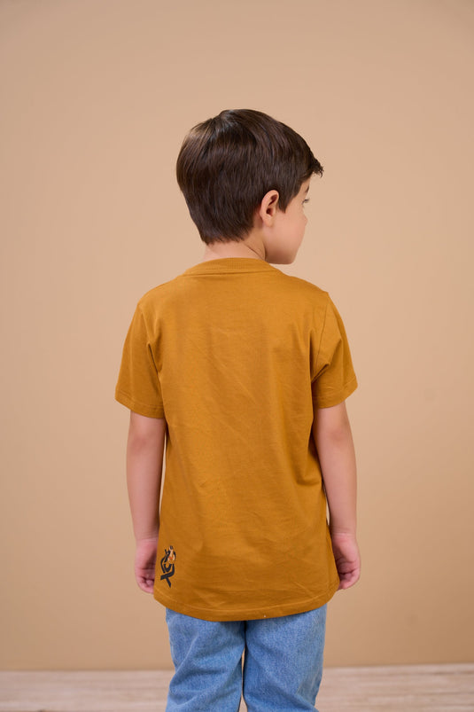 Translation missing: en.Camiseta Infantil Masculina Desert Caramelo Ox Horns Ref 5377