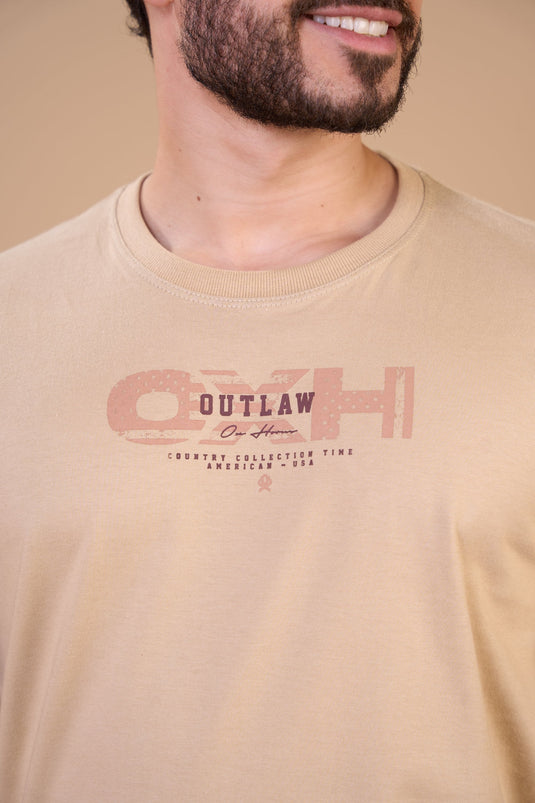 Translation missing: en.Camiseta Masculina Outlaw Nude Ox Horns Ref 1919