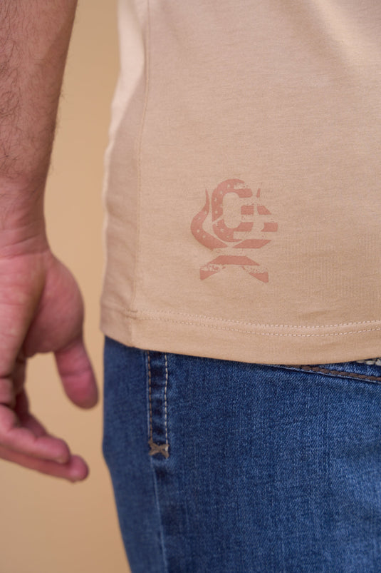 Translation missing: en.Camiseta Masculina Outlaw Nude Ox Horns Ref 1919