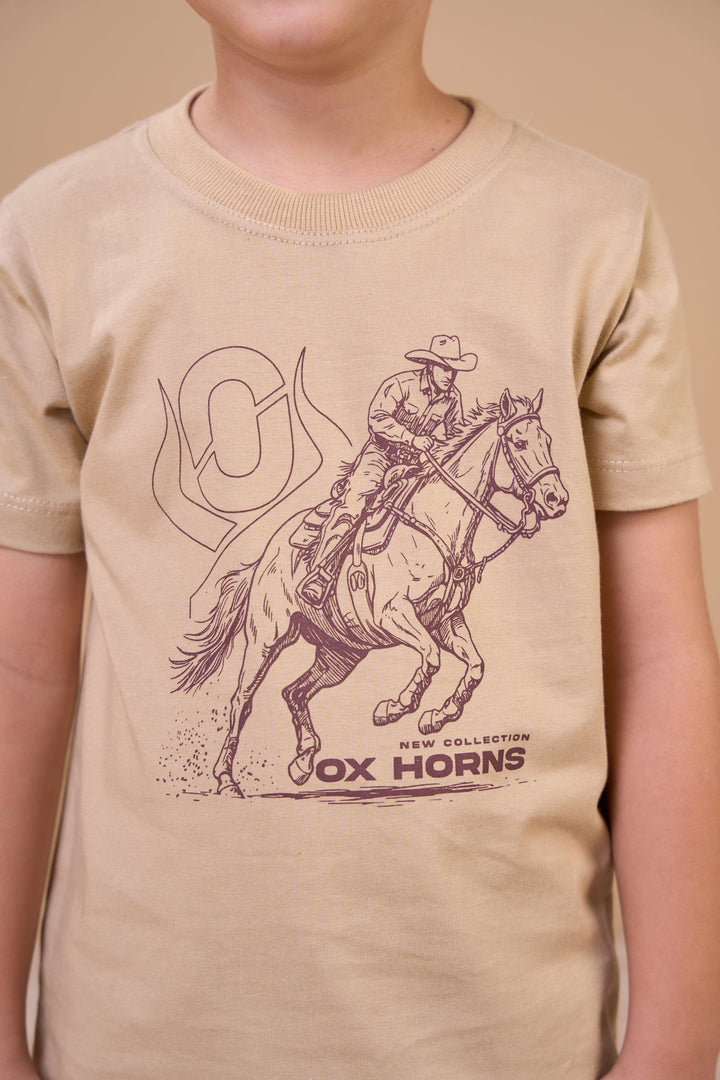 Translation missing: en.Camiseta Infantil Masculina New Collection Nude Ox Horns Ref 5376