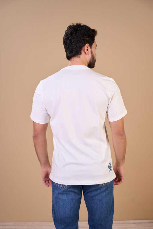 Translation missing: en.Camiseta Masculina Texas Off White Ox Horns Ref 1925