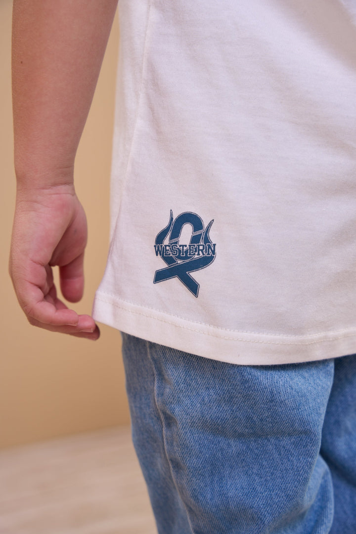 Translation missing: en.Camiseta Infantil Masculina Texas Off White Ox Horns Ref 5378
