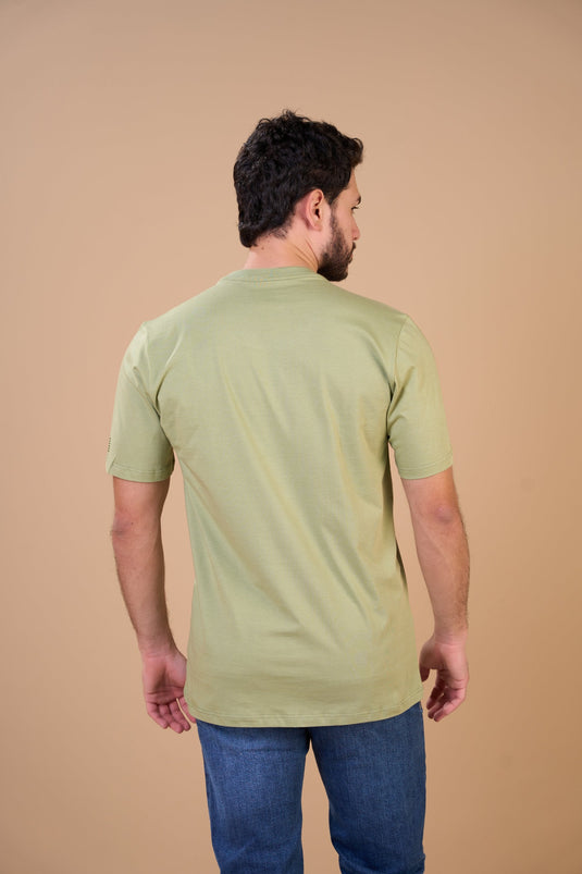 Translation missing: en.Camiseta Masculina  Western Oliva Ox Horns Ref 1928