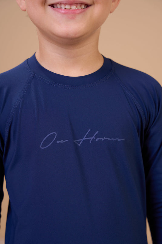 Translation missing: en.Camiseta Infantil Masculina Térmica UV+ Mediterrâneo Ox Horns Ref 7546
