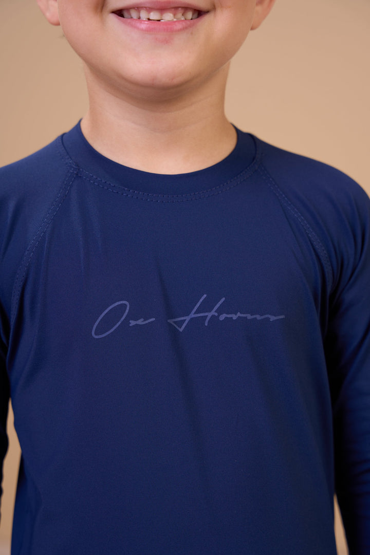 Translation missing: en.Camiseta Infantil Masculina Térmica UV+ Mediterrâneo Ox Horns Ref 7546