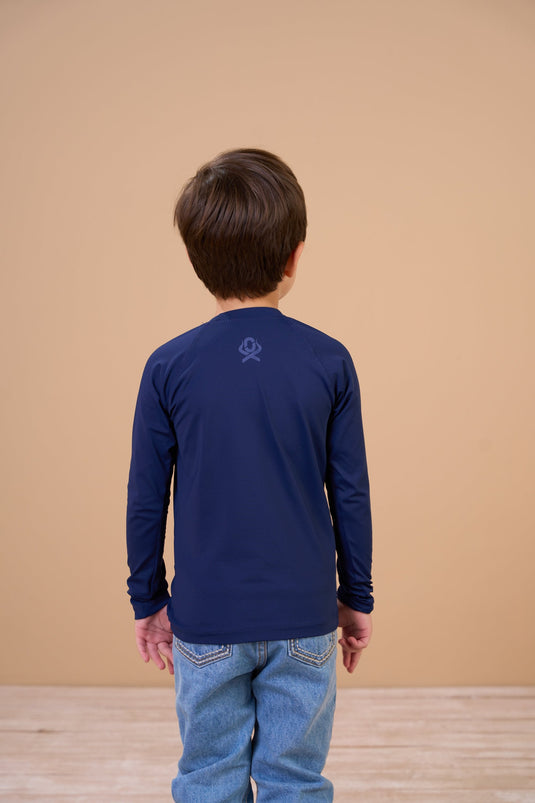 Translation missing: en.Camiseta Infantil Masculina Térmica UV+ Mediterrâneo Ox Horns Ref 7546