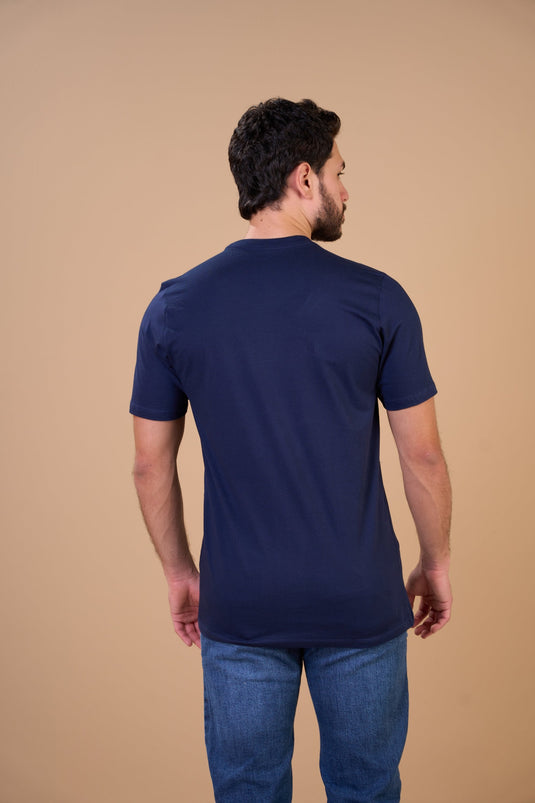 Translation missing: en.Camiseta Masculina West Marinho Ox Horns Ref 1931