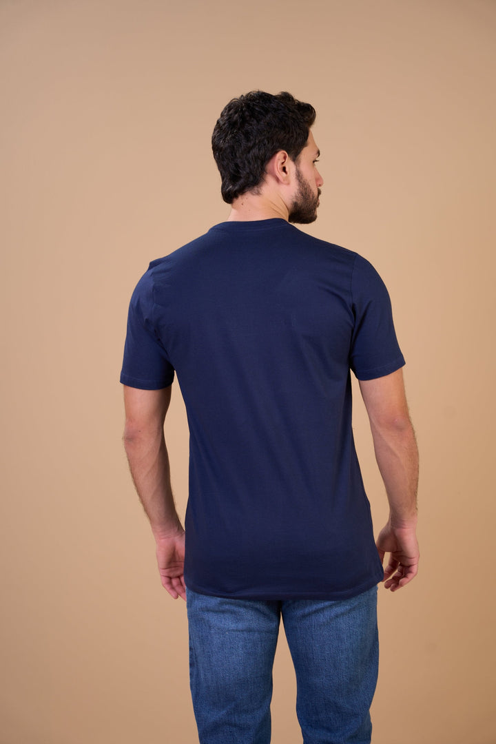 Translation missing: en.Camiseta Masculina West Marinho Ox Horns Ref 1931