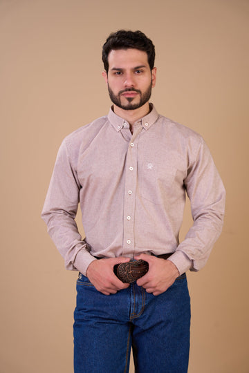 Translation missing: en.Camisa Masculina ML Xadrez Ox Horns Ref 9521
