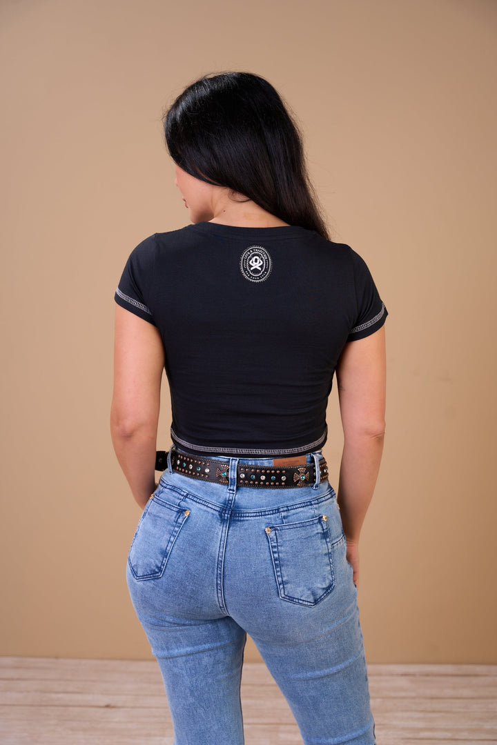 Translation missing: en.Cropped Good Luck Preto Ox Horns Ref 6572
