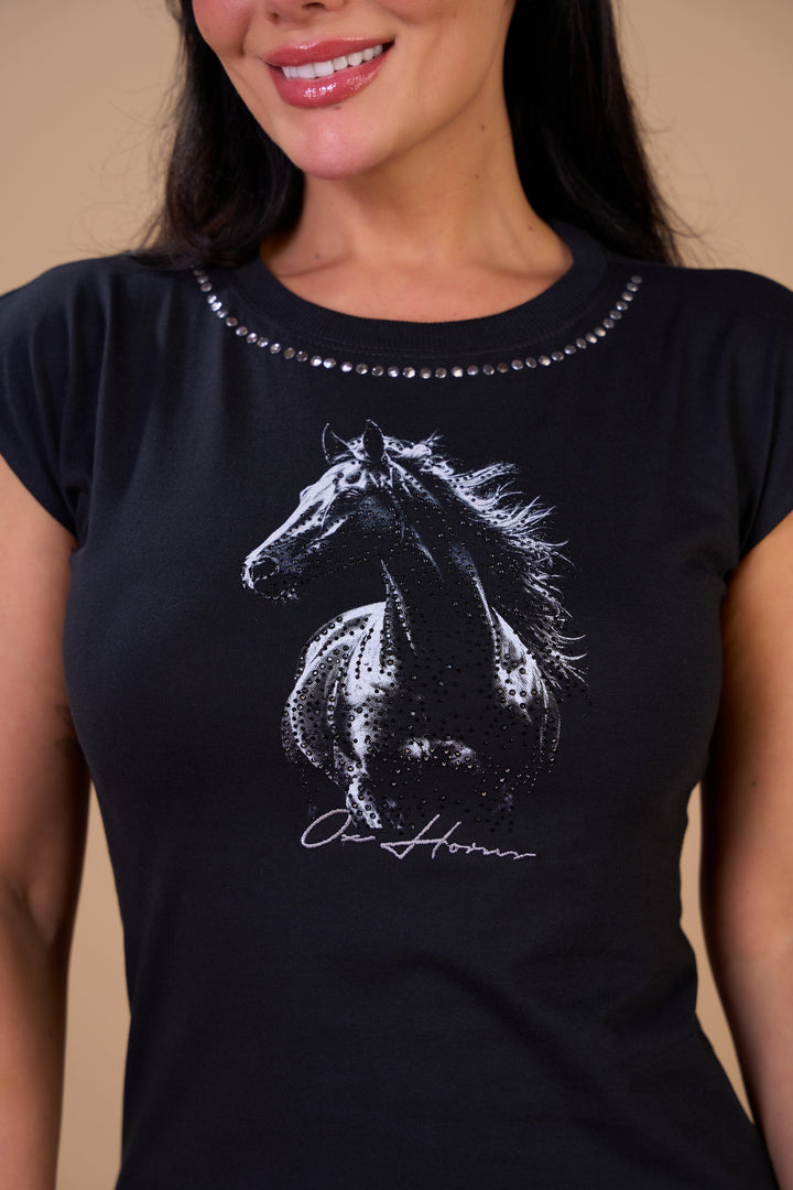 Translation missing: en.Vestido Adulto Horse Preto Ox Horns Ref 7818