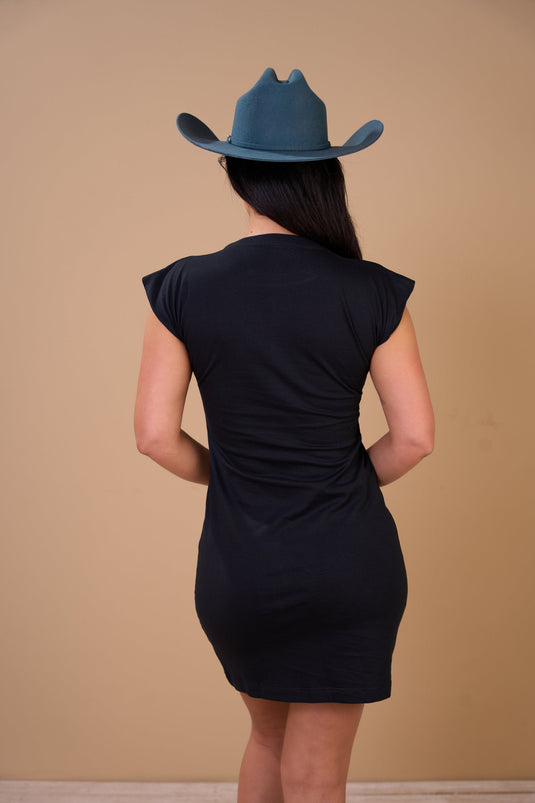 Translation missing: en.Vestido Adulto Horse Preto Ox Horns Ref 7818